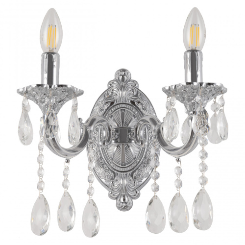 Бра с хрустальными подвесками AL7801B10/2/175 A NW Bohemia Ivele Crystal (Богемия Ивеле Кристалл)