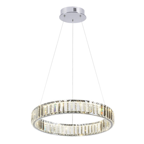 4930/30L L-VISION ODL24 591 хром/прозрачный металл/хрусталь Люстра LED 30W 4000K 3570Лм VEKIA фото 3
