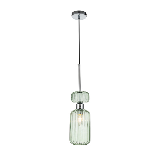 Подвесной светильник Escada 1141/1S E14*60W Chrome/Green Подвесной светильник Escada 1141/1S E14*60W Chrome/Green