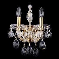 Crystal Lux Бра Crystal Lux ISABEL AP2 GOLD/TRANSPARENT