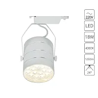 Трековый светильник Arte Lamp CINTO A2718PL-1WH