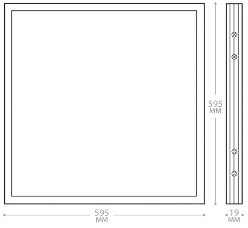 Светодиодный светильник Feron AL2115 встраиваемый 72W 6500K белый со встроенным ЭПРА фото 4