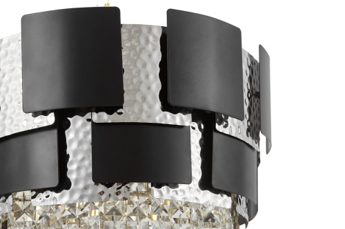 Подвесной светильник Lumina Deco Kruvia LDP 7045-400 BK+CHR фото 3 Подвесной светильник Lumina Deco Kruvia LDP 7045-400 BK+CHR фото 3