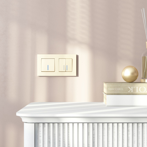 W0022911/ Рамка на 2 поста Slab (шампань софт) W0022911 фото 4 W0022911/ Рамка на 2 поста Slab (шампань софт) W0022911 фото 4