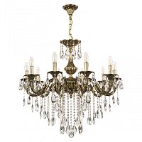 Люстра с хрустальными подвесками AL79101/10/250 B GB Bohemia Ivele Crystal (Богемия Ивеле Кристалл)