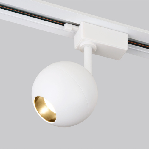 Трековый светодиодный светильник для однофазного шинопровода Ball Белый 12W 4200K LTB77 фото 2