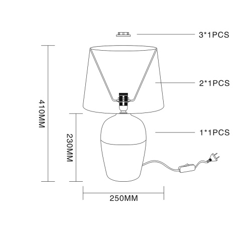 Настольный светильник Escada 10195/L E27*40W Grey фото 2