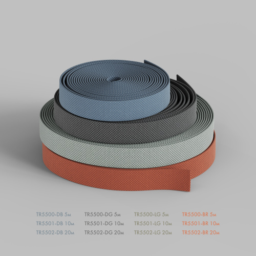 TR5500-BR Гибкий трек-ремень Belty, серия Base, 5м, 48V DC, IP20, коричневый, ткань, медь фото 6