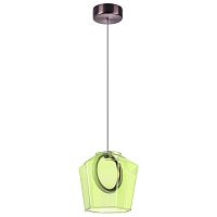 796114 Люстра CARAMELLO LED 6W 110LM КОФЕЙНЫЙ/ЗЕЛЕНЫЙ 3000K