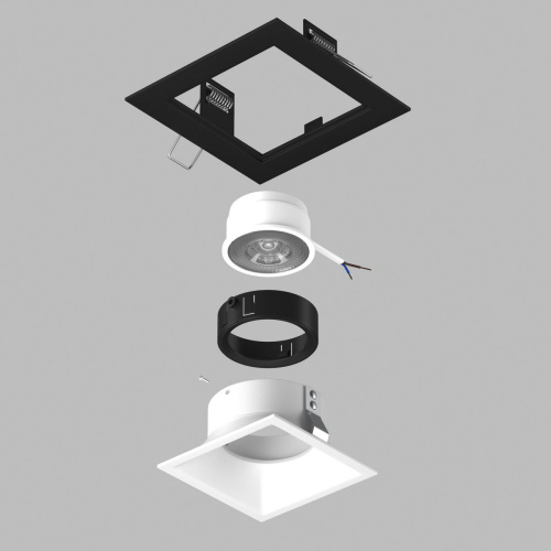 Комплект со светильником Lightstar Domino Quadro (214517+214506+214007) D51706BMOD фото 2