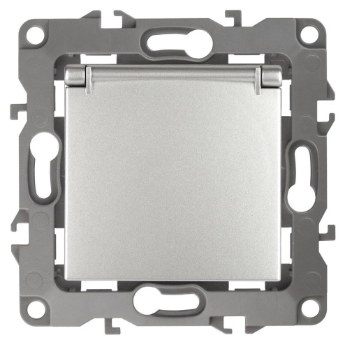 Розетка ЭРА 12 2P E Schuko со шторками с крышкой 16A 250V 12-2103-03 Б0014695 Розетка ЭРА 12 2P E Schuko со шторками с крышкой 16A 250V 12-2103-03 Б0014695