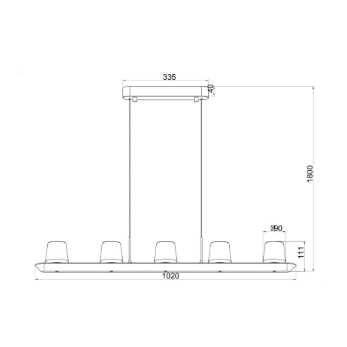 Подвесная люстра Mantra Alabastro 9435 фото 3 Подвесная люстра Mantra Alabastro 9435 фото 3