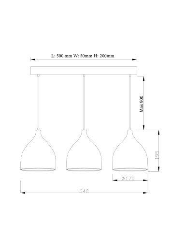 Подвесной светильник Moderli V1401-3P Ria фото 4
