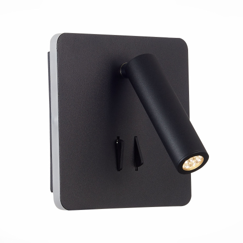 SL1586.431.01 Светильник настенный Черный LED 1*9W 3000K 624Lm Ra>80  IP20 L-xW140xH140 170-240V Настенные светильники фото 3