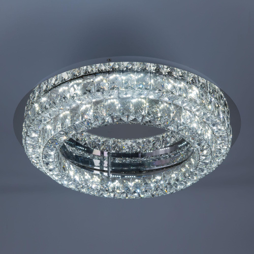 Eletto Olimpia EL330C80.1 LED Люстра хрустальная с пультом Хром фото 3 Eletto Olimpia EL330C80.1 LED Люстра хрустальная с пультом Хром фото 3