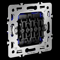 Механизм выключателя трехклавишного 10А, S70 Voltum VLS0301M