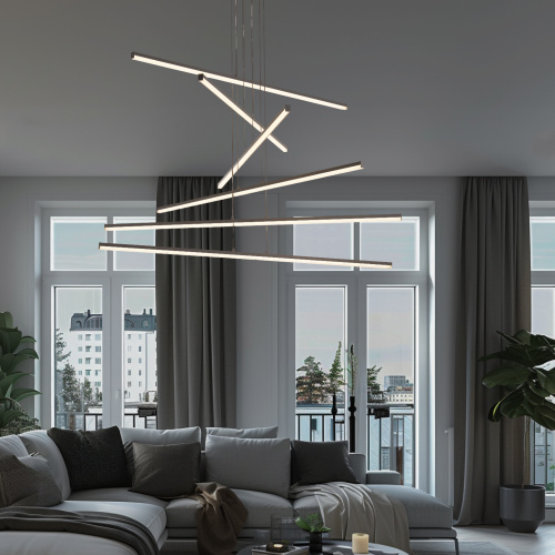 Citilux Trent CL203760 LED Люстра подвесная с пультом Белая фото 13 Citilux Trent CL203760 LED Люстра подвесная с пультом Белая фото 13