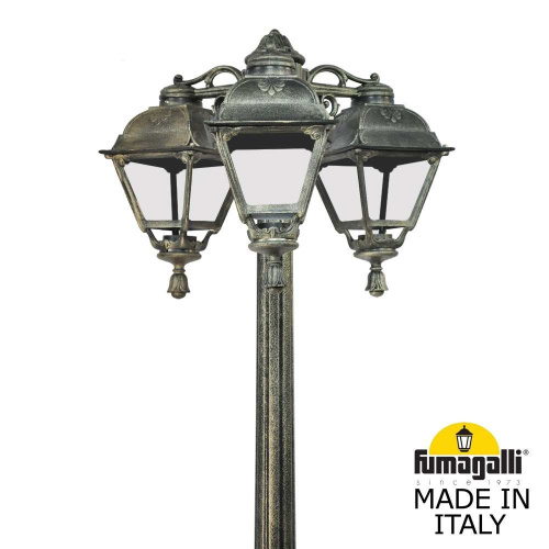 Fumagalli Садово-парковый фонарь FUMAGALLI GIGI BISSO/CEFA 3L DN U23.156.S30.BXE27 DN фото 2 Fumagalli Садово-парковый фонарь FUMAGALLI GIGI BISSO/CEFA 3L DN U23.156.S30.BXE27 DN фото 2