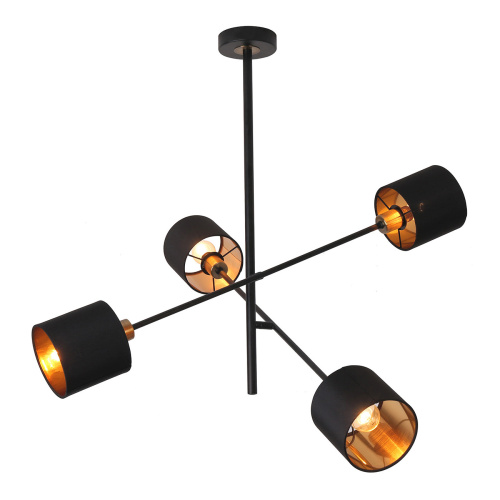 Потолочный светильник Escada 1109/4P E14*40W Black/Gold Потолочный светильник Escada 1109/4P E14*40W Black/Gold