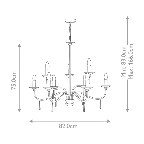 Люстра Elstead Lighting FP9-POL-NICKEL фото 10