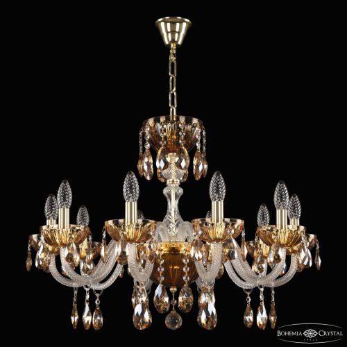 Люстра 5417/10/240 G Amber/M-1H K721 Bohemia Ivele Crystal (Богемия Ивеле Кристалл) фото 2 Люстра 5417/10/240 G Amber/M-1H K721 Bohemia Ivele Crystal (Богемия Ивеле Кристалл) фото 2