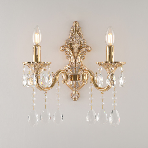 Бра с хрустальными подвесками AL7801B14/2/175 A GW Bohemia Ivele Crystal (Богемия Ивеле Кристалл) фото 3