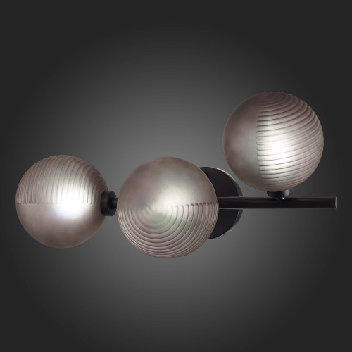 SL1184.401.03 Бра ST-Luce Черный/Дымчатый G9 3*5W TODO фото 6 SL1184.401.03 Бра ST-Luce Черный/Дымчатый G9 3*5W TODO фото 6