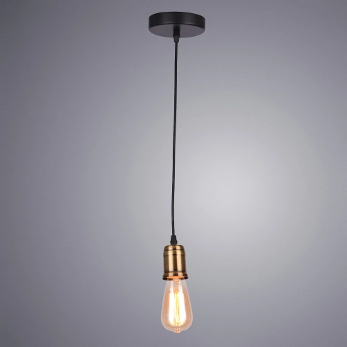 Подвесной светильник Arte Lamp MAZZETTO A4290SP-1BK фото 2 Подвесной светильник Arte Lamp MAZZETTO A4290SP-1BK фото 2