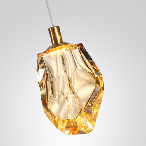7111/4LC L-VISION ODL25 Подвесной светильник бронзовый/янтарное стекло/металл IP20 LED 4W 300Лм 3000K 200° 220V GEMME фото 5 7111/4LC L-VISION ODL25 Подвесной светильник бронзовый/янтарное стекло/металл IP20 LED 4W 300Лм 3000K 200° 220V GEMME фото 5
