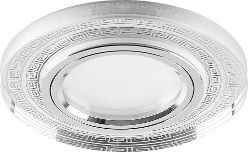 Светильник встраиваемый с LED подсветкой Feron CD960 потолочный MR16 G5.3 прозрачный Светильник встраиваемый с LED подсветкой Feron CD960 потолочный MR16 G5.3 прозрачный