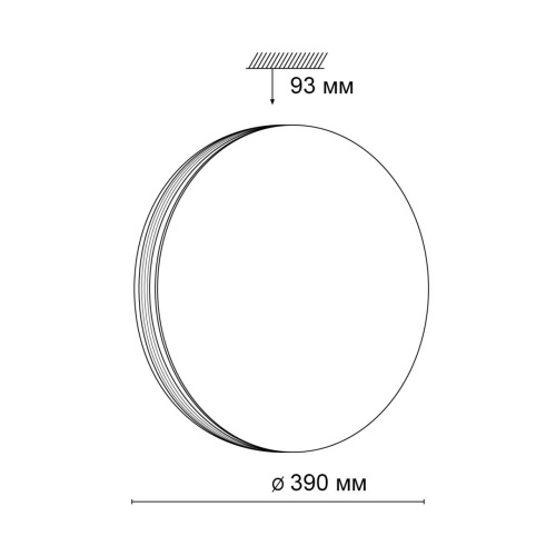 3056/DL COLOR SN 000 Светильник пластик/белый/черный LED 48Вт 3000-6500К D390 IP43 пульт ДУ/RGB/LampSmart LOBIO RGB фото 2 3056/DL COLOR SN 000 Светильник пластик/белый/черный LED 48Вт 3000-6500К D390 IP43 пульт ДУ/RGB/LampSmart LOBIO RGB фото 2