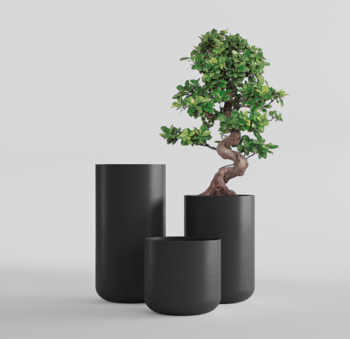 Кашпо TOPPER NERO фото 4 Кашпо TOPPER NERO фото 4