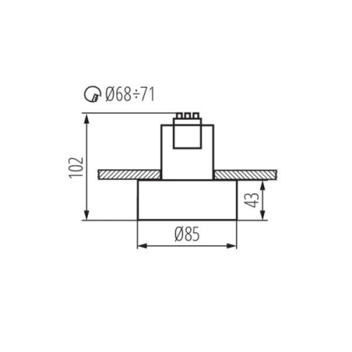 Точечный светильник Kanlux MINI RITI GU10 B/B 27578 фото 3 Точечный светильник Kanlux MINI RITI GU10 B/B 27578 фото 3