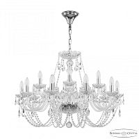 Люстра хрустальная 101/10+5/300 Ni Bohemia Ivele Crystal (Богемия Ивеле Кристалл)