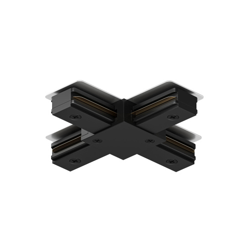 TR1104-BK Соединитель для шинопровода X-образный, черный фото 3