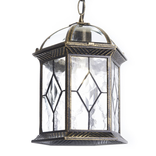 Светильник садово-парковый Feron PL134 шестигранный на цепочке 60W E27 230V, черное золото фото 2