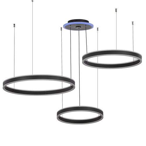 Citilux Дуэт Смарт CL719A701 RGB Умная подвесная люстра Чёрная фото 2 Citilux Дуэт Смарт CL719A701 RGB Умная подвесная люстра Чёрная фото 2