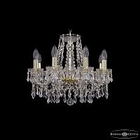 Люстра хрустальная 1403/8/160 G Bohemia Ivele Crystal (Богемия Ивеле Кристалл)