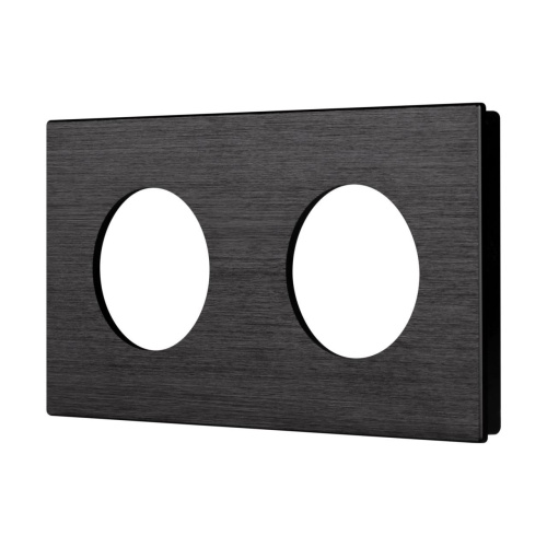 Рамка алюминиевая FRM-PRESTO-ALR-2-BK Arlight 043875