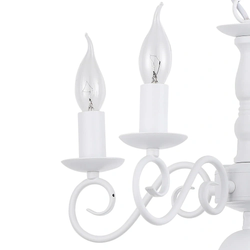 Подвесная люстра Arte Lamp ISABEL A1129LM-5WH фото 3 Подвесная люстра Arte Lamp ISABEL A1129LM-5WH фото 3