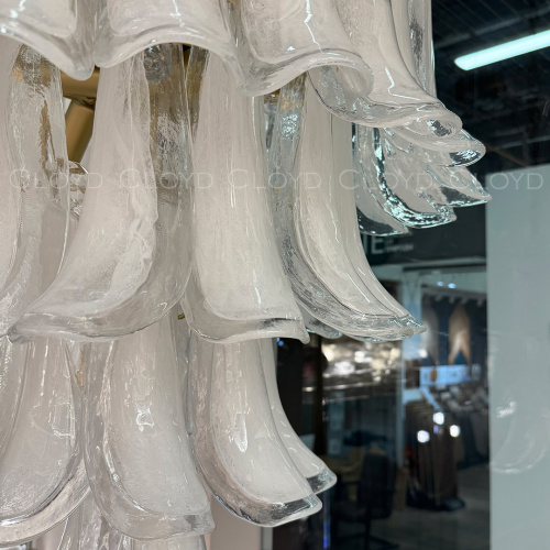 Люстра Cloyd AZORES-B C10 / Ø65 см - латунь светл. - бело-прозрачн.стекло (арт.11652) фото 8 Люстра Cloyd AZORES-B C10 / Ø65 см - латунь светл. - бело-прозрачн.стекло (арт.11652) фото 8