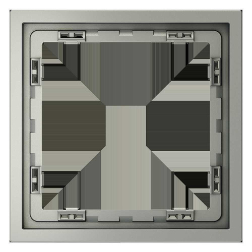 Рамка пластиковая Voltum S70 на 1 пост, (сталь) VLS100105 Рамка пластиковая Voltum S70 на 1 пост, (сталь) VLS100105