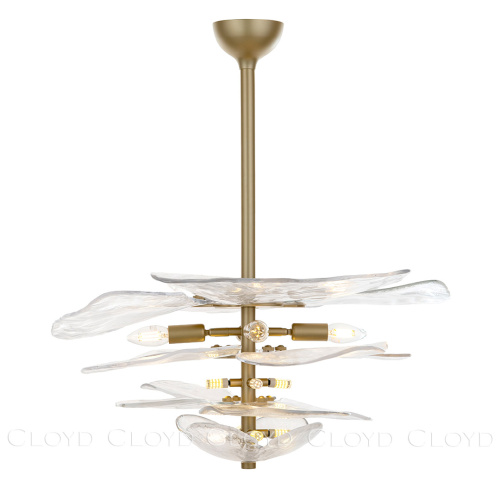 Люстра Cloyd ASPASIA C12 / Ø67 см - латунь светл. (арт.11654) фото 3 Люстра Cloyd ASPASIA C12 / Ø67 см - латунь светл. (арт.11654) фото 3
