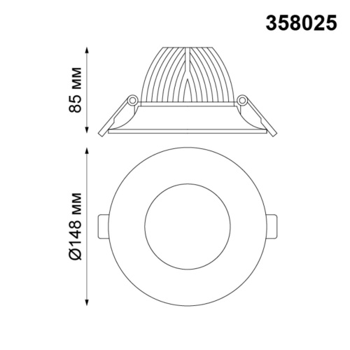 358025 SPOT NT19 532 белый Встраиваемый светильник IP20 LED 4100К 20W 220V GLOK фото 3 358025 SPOT NT19 532 белый Встраиваемый светильник IP20 LED 4100К 20W 220V GLOK фото 3