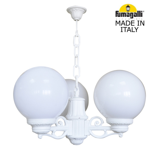 Fumagalli Подвесной уличный светильник FUMAGALLI SICHEM/G250 3L. G25.120.S30.WYE27 фото 4 Fumagalli Подвесной уличный светильник FUMAGALLI SICHEM/G250 3L. G25.120.S30.WYE27 фото 4