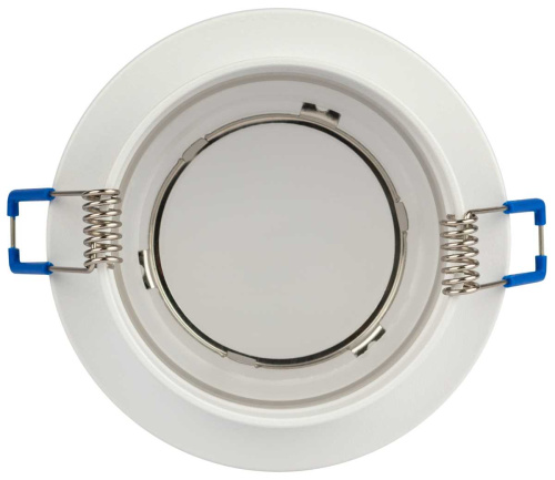 Светильник встраиваемый декоративный ЭРА DK99 WH под лампу MR16 GU5.3 белый Б0058393 фото 3