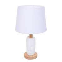 8210/1T MODERNI LN26 490 белый, керамика/текстиль Настольная лампа Е27 1*60W 220V VISIONA