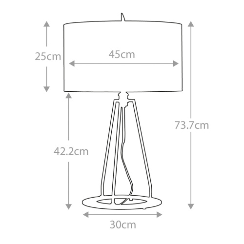 Настольная лампа Elstead Lighting, Арт. FERRARA-TL-WPG фото 2
