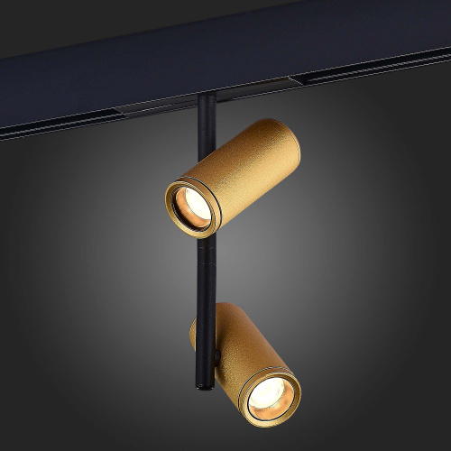 ST808.236.16 Магнитный трековый светильник Золотистый LED 1*16W 3000K 1 100Lm Ra>90 36° IP20 D45xH24 SKYLINE 48 фото 5