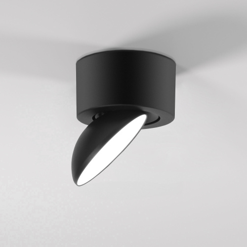 Светильник накладной поворотный светодиодный Smooth 10W 4000K черный 25053/LED фото 2